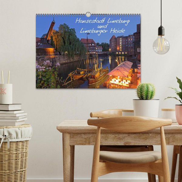 Produktbild: Hansestadt L&uuml;neburg und L&uuml;neburger Heide (Wandkalender 2026 DIN A3 quer), CALVENDO Monatskalender