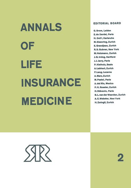 Produktbild: Annals of Life Insurance Medicine