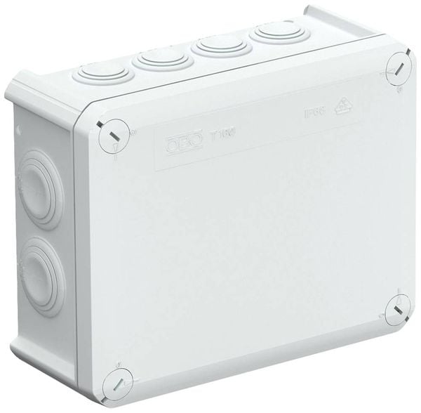 OBO Bettermann 2007093 Abzweigkasten (L x B x H) 190 x 150 x 77 mm Lichtgrau (RAL 7035) IP66 1 St.