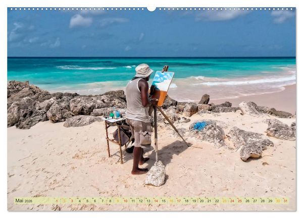 Produktbild: Die kleinen Antillen - Barbados (Wandkalender 2026 DIN A2 quer), CALVENDO Monatskalender