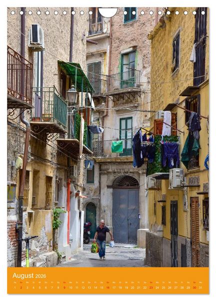 Produktbild: Spaziergang durch Palermo (Wandkalender 2026 DIN A4 hoch), CALVENDO Monatskalender