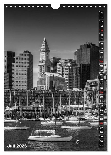 Produktbild: STADTBILDER Monochrome Momente (Wandkalender 2026 DIN A4 hoch), CALVENDO Monatskalender