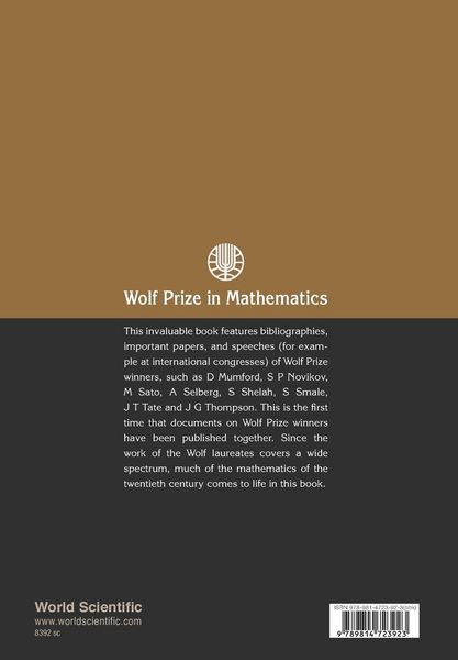Produktbild: Wolf Prize in Mathematics, Volume 4