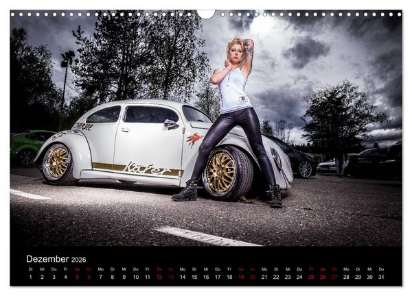 Produktbild: Cars and Girls (Wandkalender 2026 DIN A3 quer), CALVENDO Monatskalender