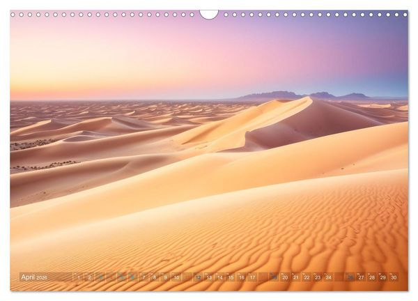 Produktbild: Sandd&uuml;nen In der W&uuml;ste und am Meer (Wandkalender 2026 DIN A3 quer), CALVENDO Monatskalender