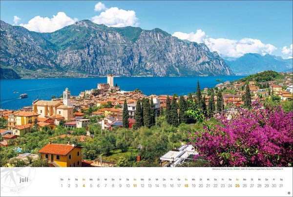 Produktbild: Gardasee Globetrotter Kalender 2027 - Von romantischen Buchten und malerischen Orten