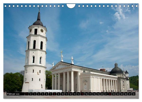 Produktbild: Hauptst&auml;dte des Baltikums (Wandkalender 2026 DIN A4 quer), CALVENDO Monatskalender