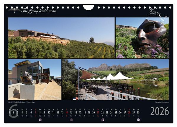 Produktbild: Wein & Architektur 2026 (Wandkalender 2026 DIN A4 quer), CALVENDO Monatskalender
