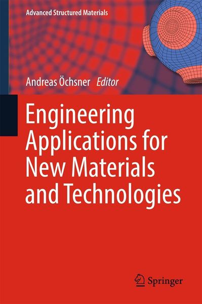 Produktbild: Engineering Applications for New Materials and Technologies