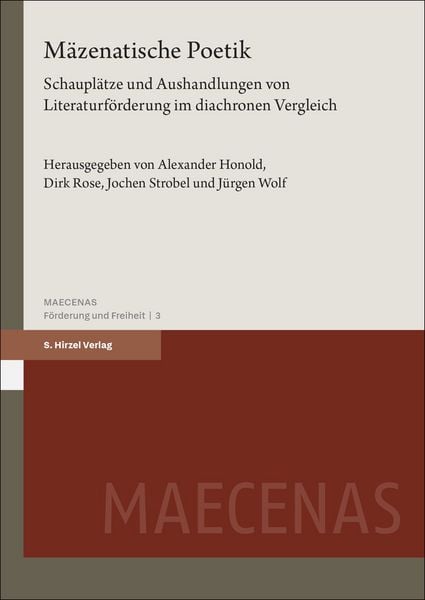 Produktbild: M&auml;zenatische Poetik