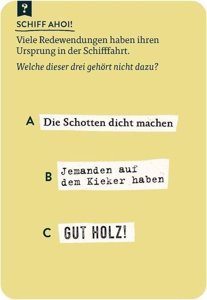 Produktbild: Das große Quiz der Redewendungen & Sprichwörter