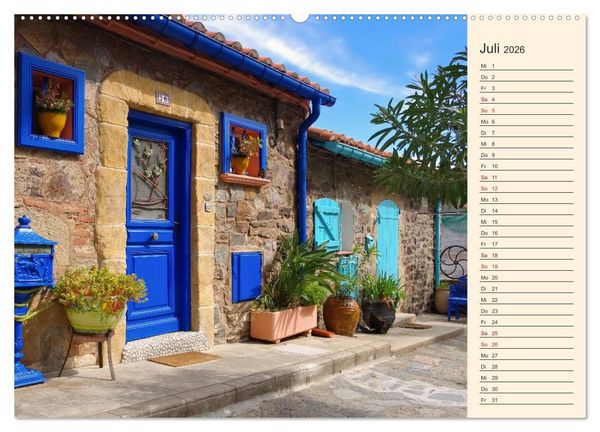 Produktbild: Collioure - Perle der Cote Vermeille (Wandkalender 2026 DIN A2 quer), CALVENDO Monatskalender
