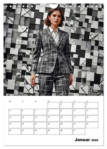 Produktbild: Schachspiel der Mode (Wandkalender 2026 DIN A4 hoch), CALVENDO Monatskalender