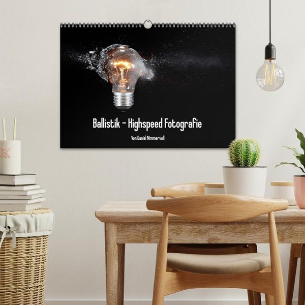 Produktbild: Ballistik Highspeed Fotos (Wandkalender 2026 DIN A3 quer), CALVENDO Monatskalender