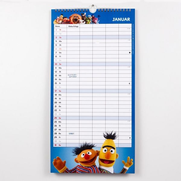 Produktbild: Sesamstra&szlig;e Familienkalender 2027