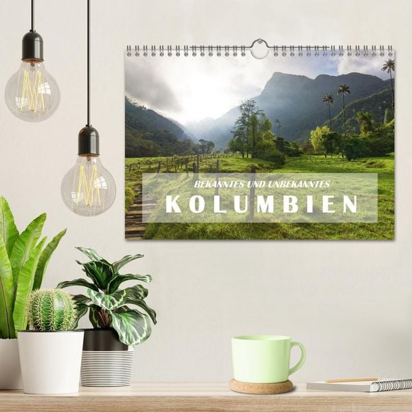 Produktbild: BEKANNTES UND UNBEKANNTES KOLUMBIEN (Wandkalender 2026 DIN A4 quer), CALVENDO Monatskalender