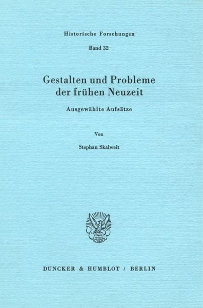 Produktbild: Gestalten und Probleme der frühen Neuzeit.