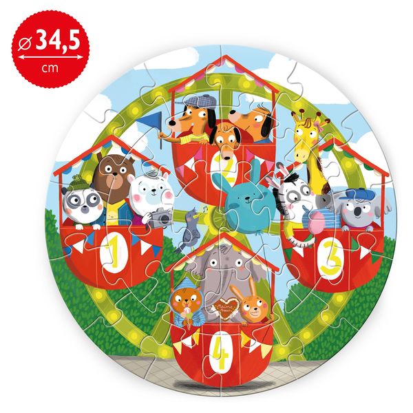 Produktbild: Mein rundes Puzzle - Auf dem Riesenrad