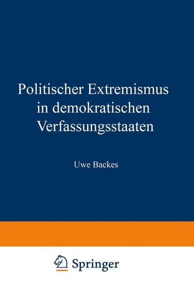 Produktbild: Politischer Extremismus in demokratischen Verfassungsstaaten