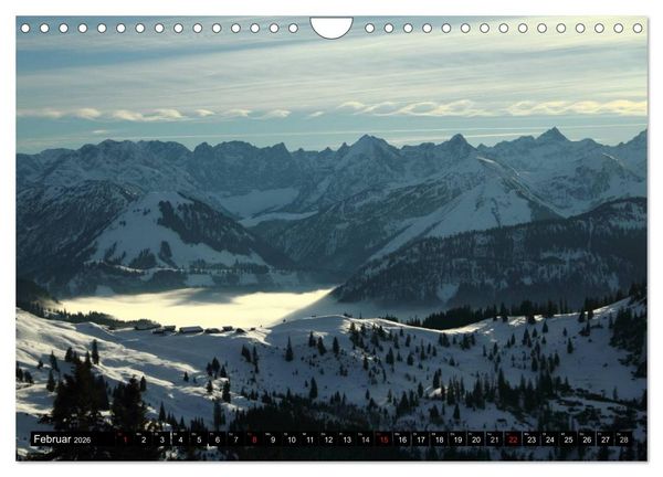 Produktbild: DIE ALPEN - Weitblicke (Wandkalender 2026 DIN A4 quer), CALVENDO Monatskalender
