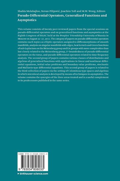 Produktbild: Pseudo-Differential Operators, Generalized Functions and Asymptotics