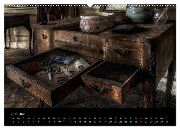 Produktbild: Lost Places - Auch der Verfall hat seinen Charme (hochwertiger Premium Wandkalender 2026 DIN A2 quer), Kunstdruck in Hochglanz