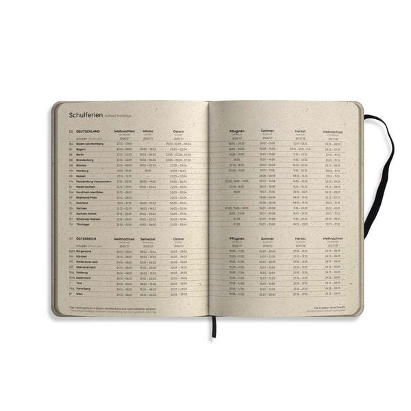 Produktbild: matabooks &ndash; A5 Kalender Samaya 2027 Farbe: Pond Green (DE/EN)