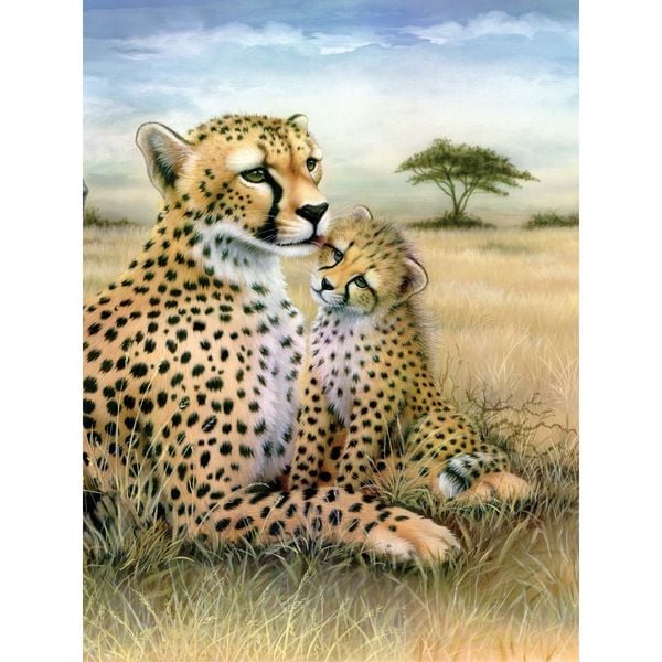 Produktbild: PRACHT Malen nach Zahlen Junior Leopard