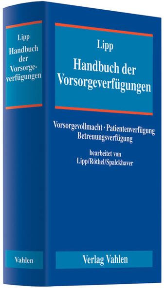 Produktbild: Handbuch der Vorsorgeverf&uuml;gungen