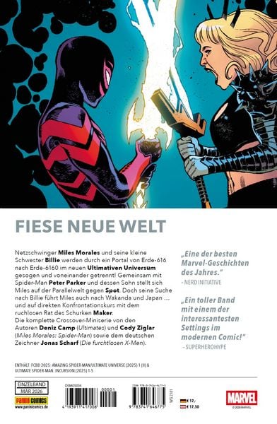 Produktbild: Ultimate Spider-Man: Gefangen in der sch&ouml;nen neuen Welt