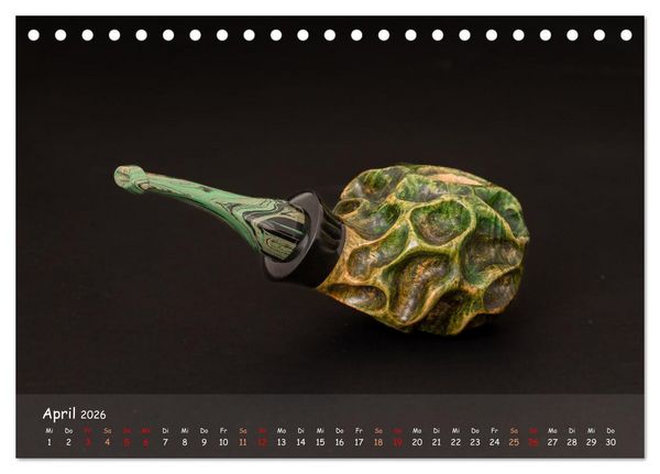 Produktbild: Pfeifenwelten (Tischkalender 2026 DIN A5 quer), CALVENDO Monatskalender