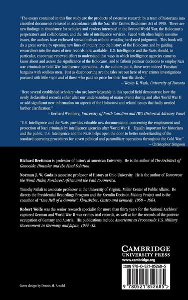 Produktbild: U.S. Intelligence and the Nazis
