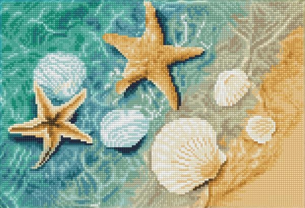 Produktbild: Diamond Dotz Muscheln und Seesterne
