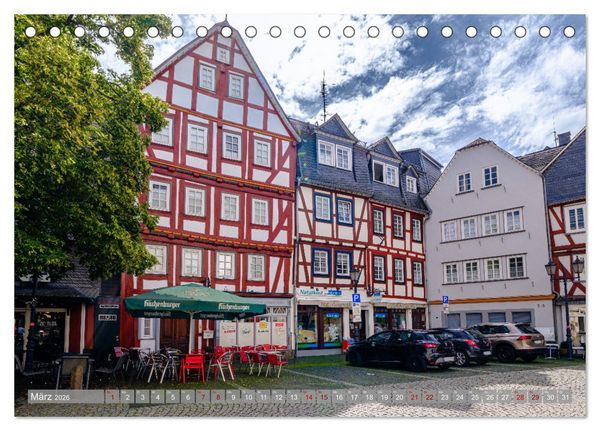 Produktbild: Ein Blick auf Herborn (Tischkalender 2026 DIN A5 quer), CALVENDO Monatskalender