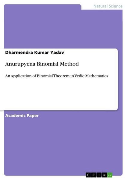 Produktbild: Anurupyena Binomial Method