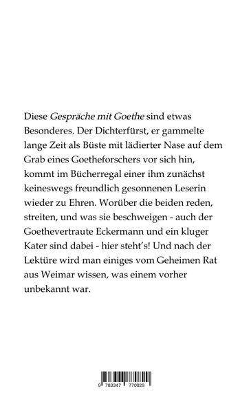 Produktbild: Goethe, ein M&auml;ngelexemplar