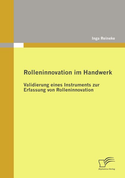 Produktbild: Rolleninnovation im Handwerk