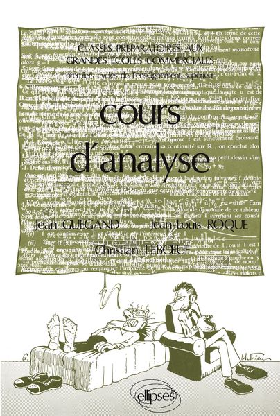 Produktbild: Cours d'analyse - 2e &eacute;dition