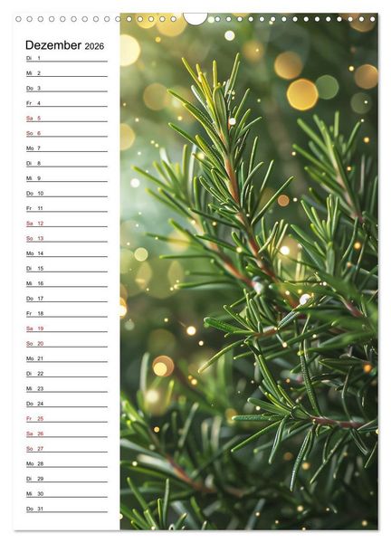 Produktbild: Kr&auml;uterfrische (Wandkalender 2026 DIN A3 hoch), CALVENDO Monatskalender