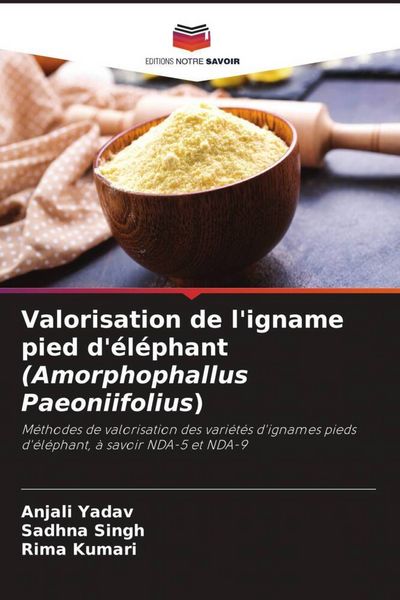 Produktbild: Valorisation de l'igname pied d'&eacute;l&eacute;phant (Amorphophallus Paeoniifolius)
