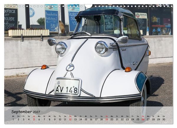 Produktbild: Messerschmitt Kabinenroller KR 200 Fahren unter dem Radar (Wandkalender 2027 DIN A3 quer), CALVENDO Monatskalender