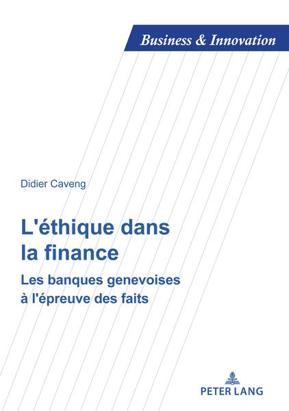 Produktbild: L'&eacute;thique dans la finance