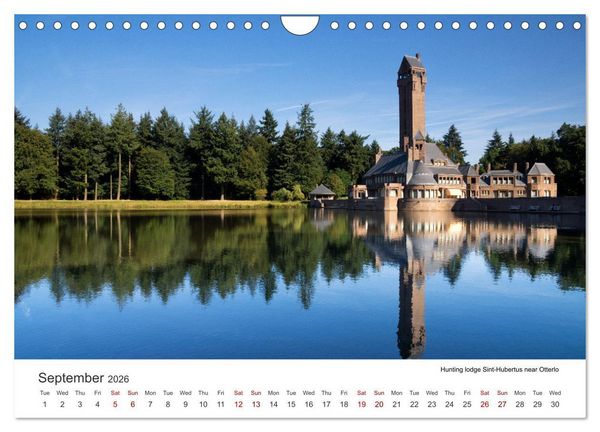 Produktbild: Beautiful castles in the Netherlands (Wall Calendar 2026 DIN A4 landscape), CALVENDO 12 Month Wall Calendar