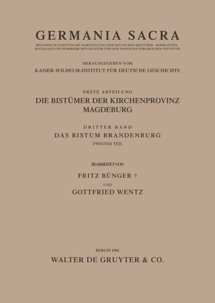 Produktbild: Das Bistum Brandenburg. Teil 2