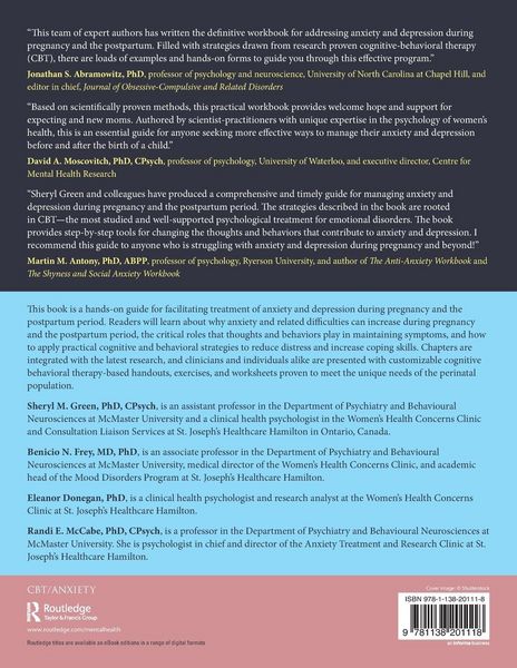 Produktbild: Cognitive Behavioral Therapy for Anxiety and Depression During Pregnancy and Beyond