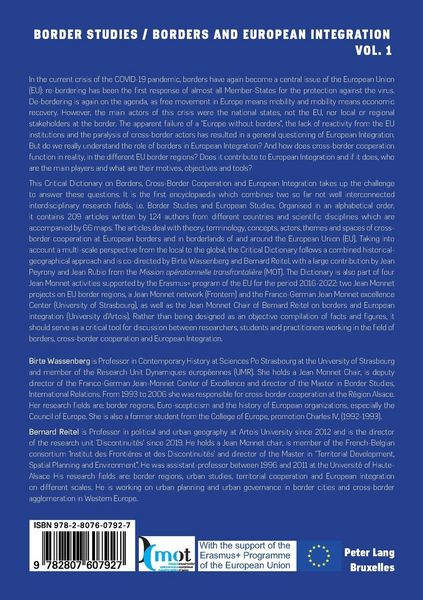 Produktbild: Critical Dictionary on Borders, Cross-Border Cooperation and European Integration