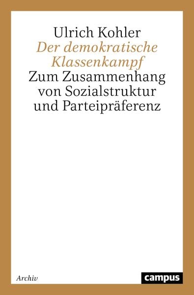 Produktbild: Der demokratische Klassenkampf