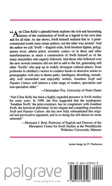 Produktbild: Jonathan Swift and Popular Culture Myth, Media and the Man