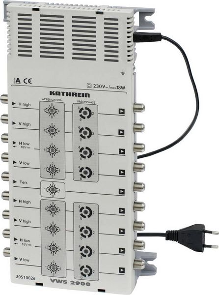 Produktbild: Kathrein VWS 2900 SAT-Verst&auml;rker 8-fach 24 dB