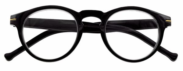 Produktbild: Lesebrille FRANKIE, schwarz, +1.50 dpt mit Etui